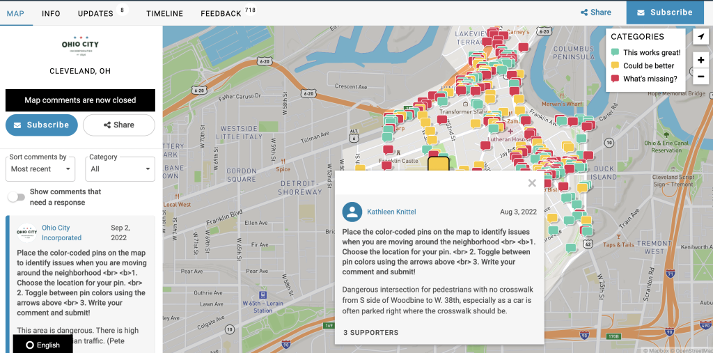 Ohio City map