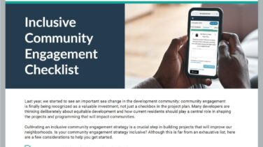 Inclusive Community Engagement Checklist